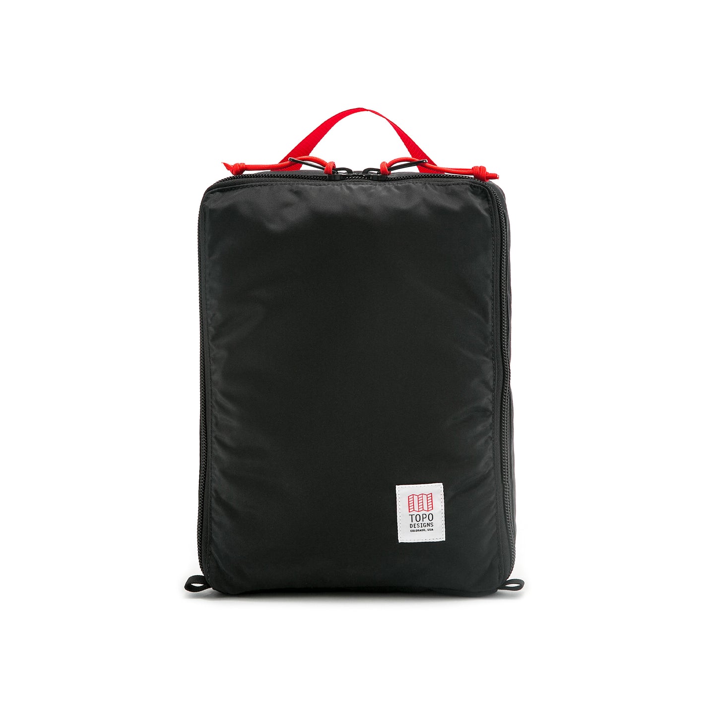 Topo Designs Pack Bag 10L travel packing cube in "Black".