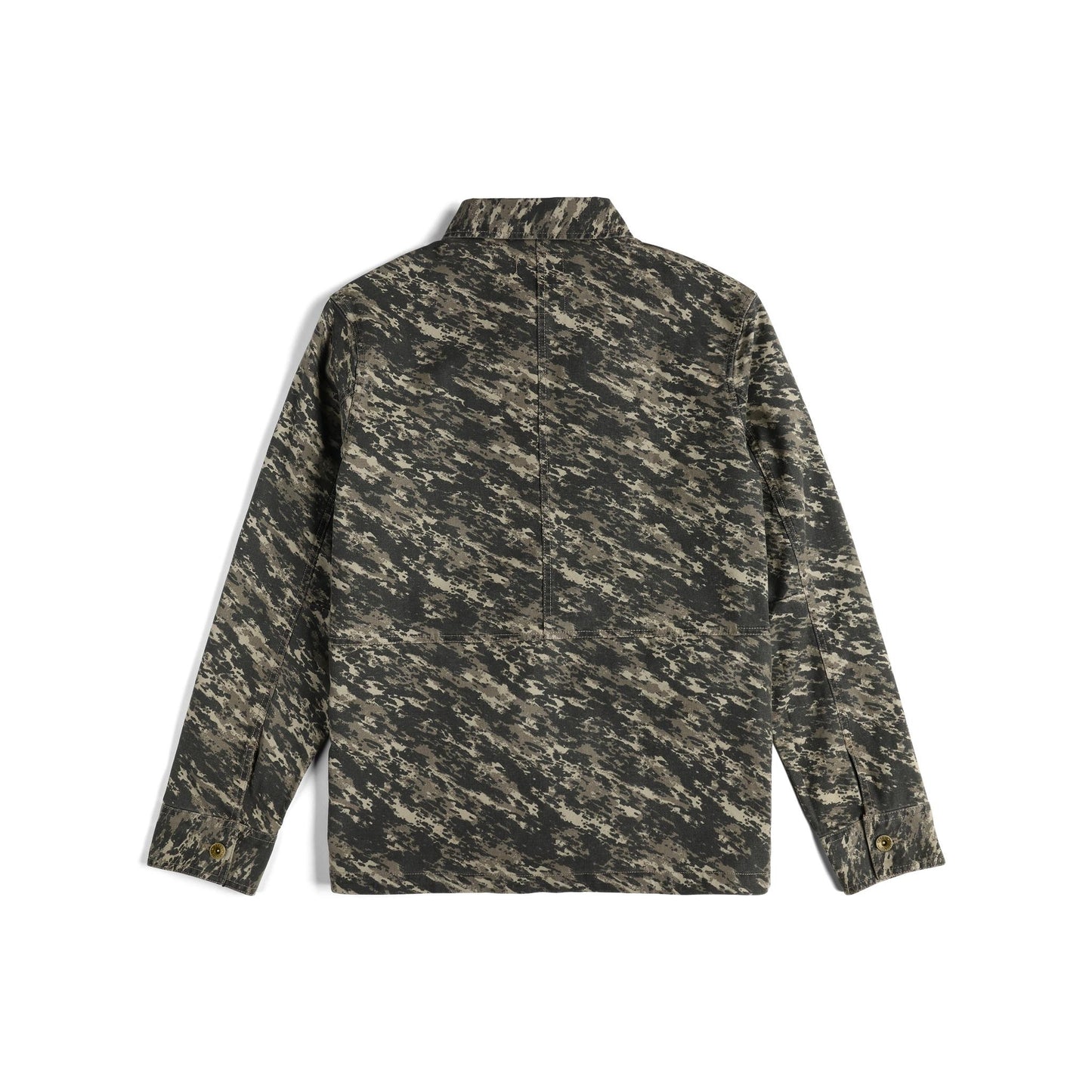 Back View of Topo Designs Utility Jacket - Men's in "Beetle Yukon"