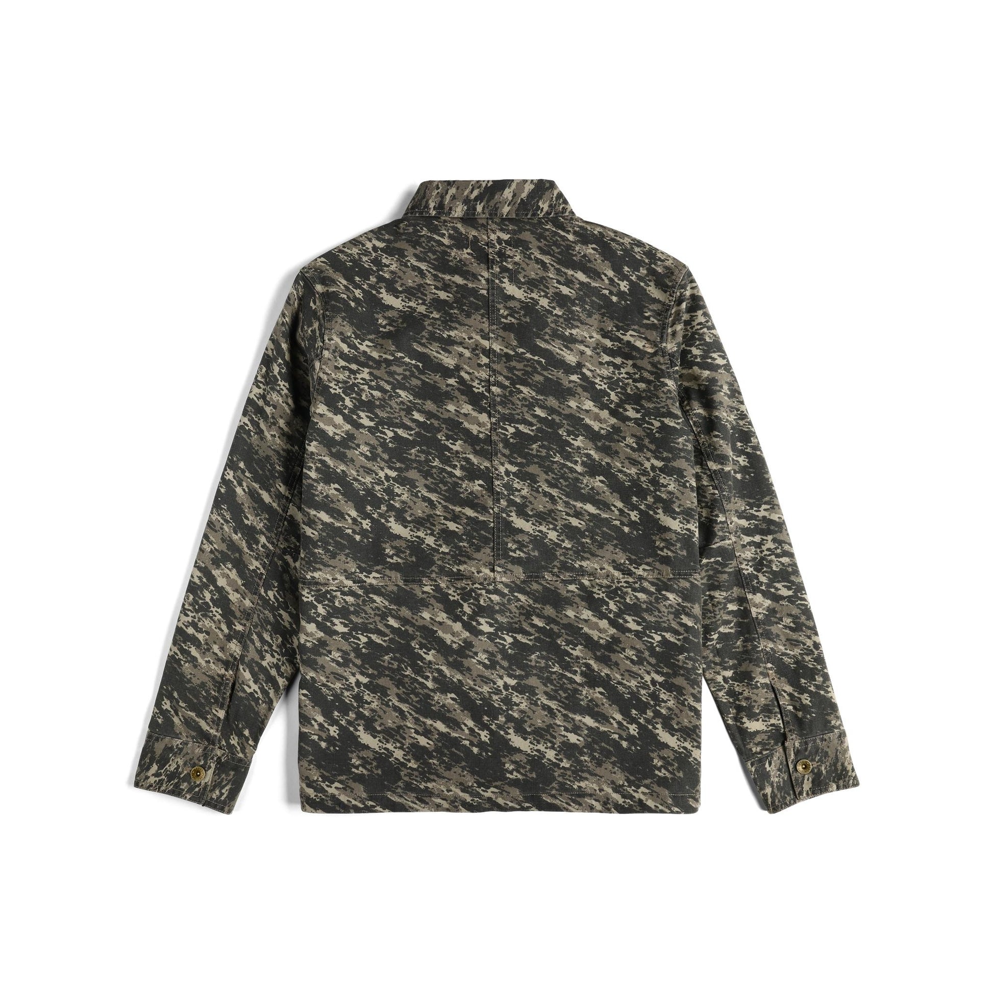 Back View of Topo Designs Utility Jacket - Men's in "Beetle Yukon"
