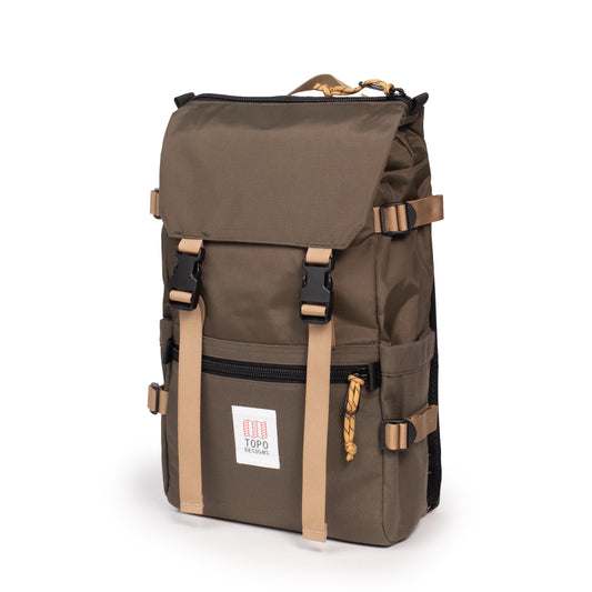 Front View of Topo Designs Rover Pack Classic in "Woodland"