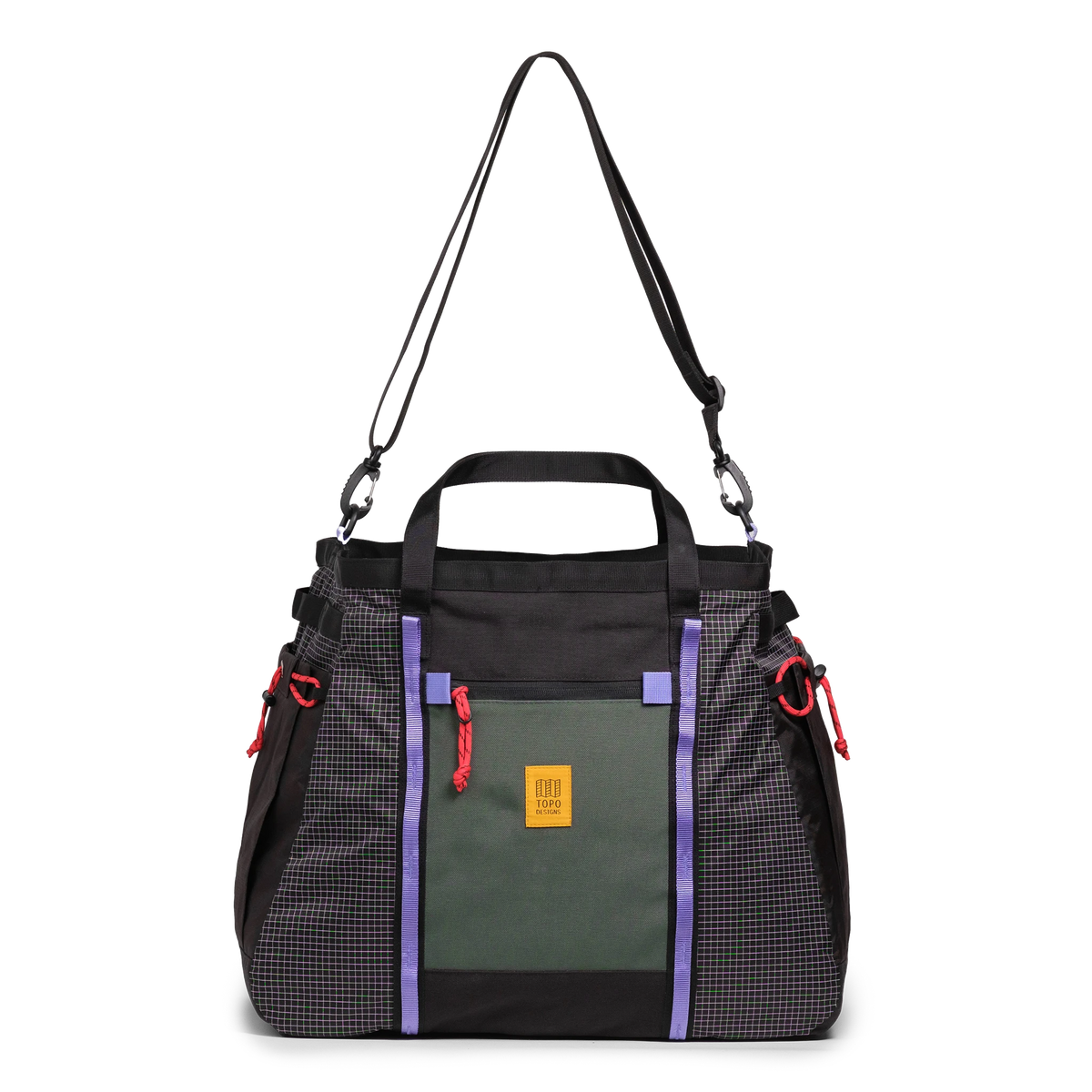 Topo Designs Mountain Gear Bag in "Very Peri / Forest"