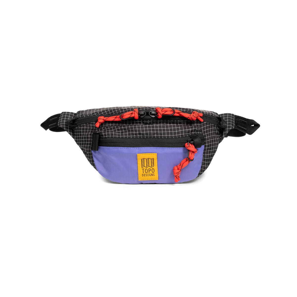 Topo Designs Mountain Waist Pack in "Grid / Very Peri"