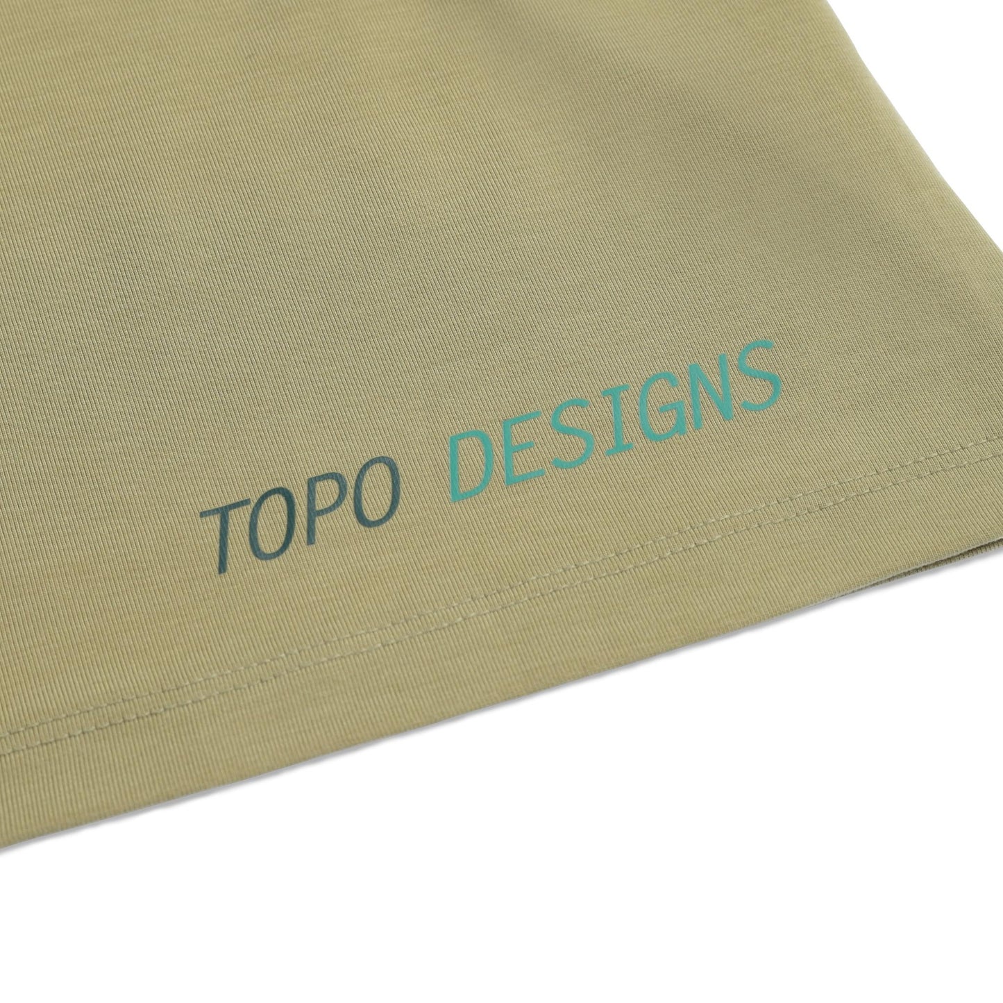 Detail shot of Topo Designs Global Tek Hoodie - Men's in "Moss"